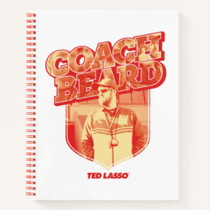 Carnet Ted Lasso   Badge de la barbe de l'entraîneur
