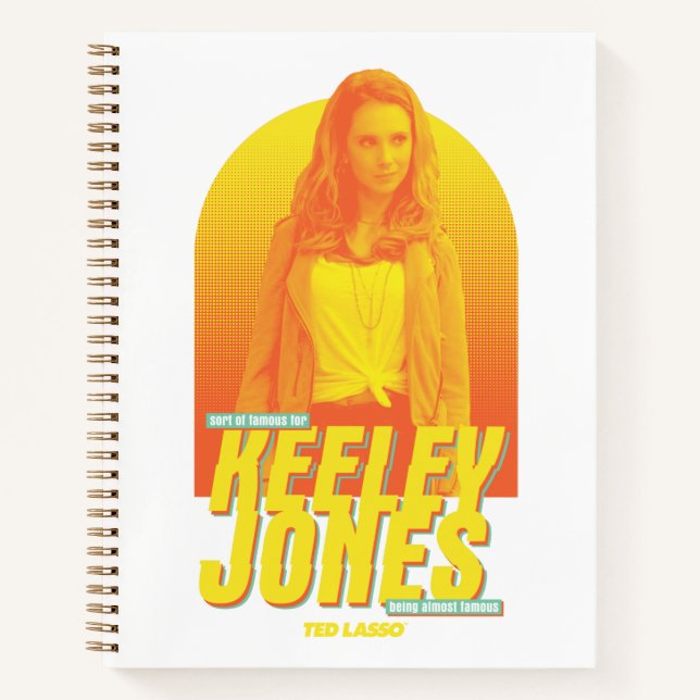 Carnet Ted Lasso | Sorta célèbre Keeley Jones Graphic (Devant)