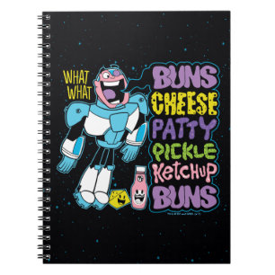 Carnet Teen Titans Go!   Cyborg Burger Rap