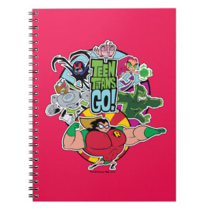 Carnet Teen Titans Go!   Équipe graphique de groupe