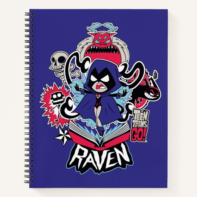 Carnet Teen Titans Go! | Graphisme des pouvoirs démoniaqu (Devant)
