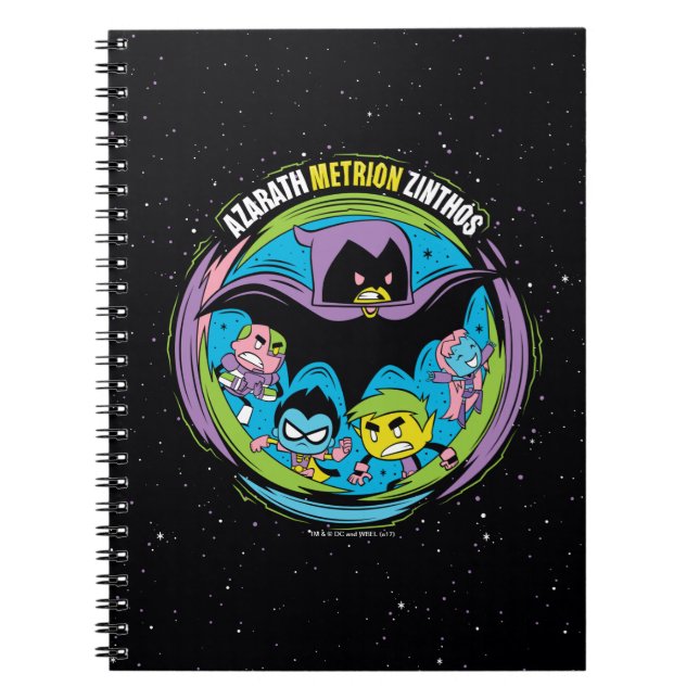 Carnet Teen Titans Go! | Raven "Azarath Metrion Zinthos" (Devant)