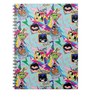 Carnet Teen Titans Go!   Retro 90's Group Collage