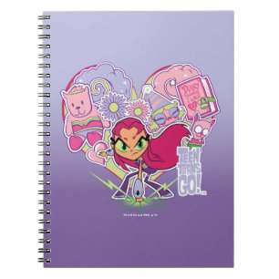 Carnet Teen Titans Go! Starfire's Heart Punch Graphic