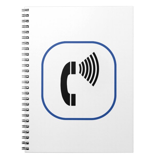 Carnet Téléphone de contrôle du volume (Devant)