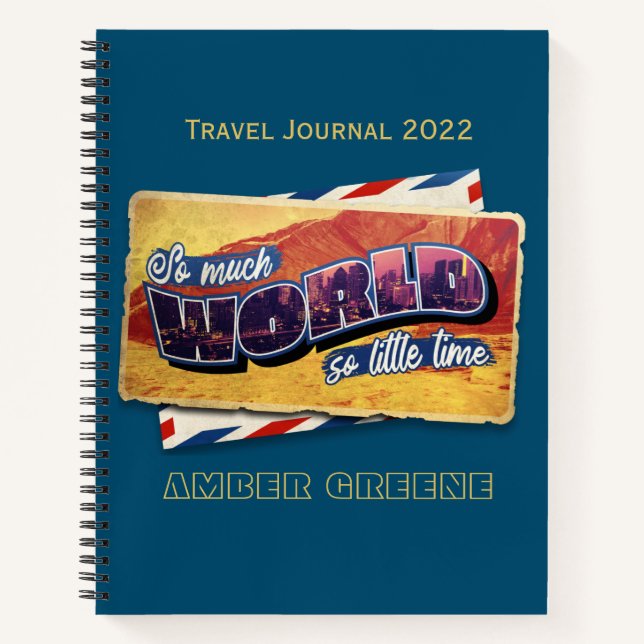 Carnet Tellement d'illustrations de devis de voyage (Devant)