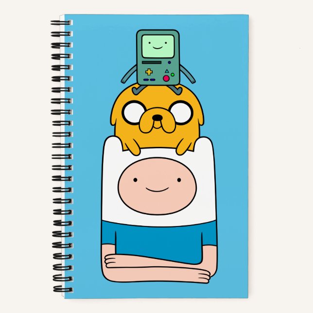 Carnet Temps d'aventure | BMO, Jake & Finn (Recto)
