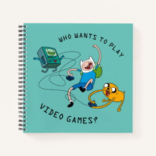 Carnet Temps d'aventure Finn & Jake Jouer avec BMO