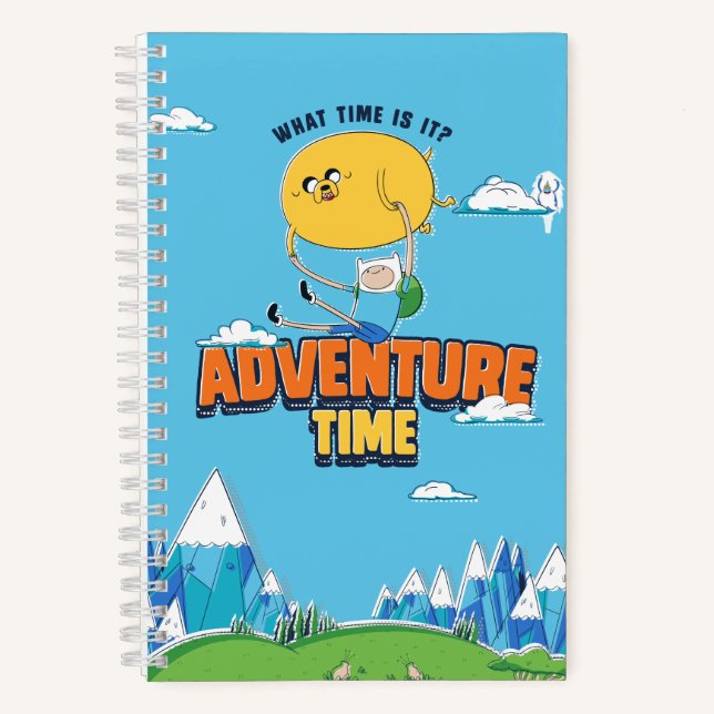 Carnet Temps d'aventure | Jake Flottant Avec Finn (Recto)
