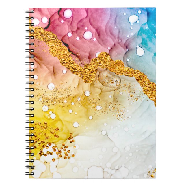 Carnet Tendances dans les couleurs pastel. Une créativité (Devant)