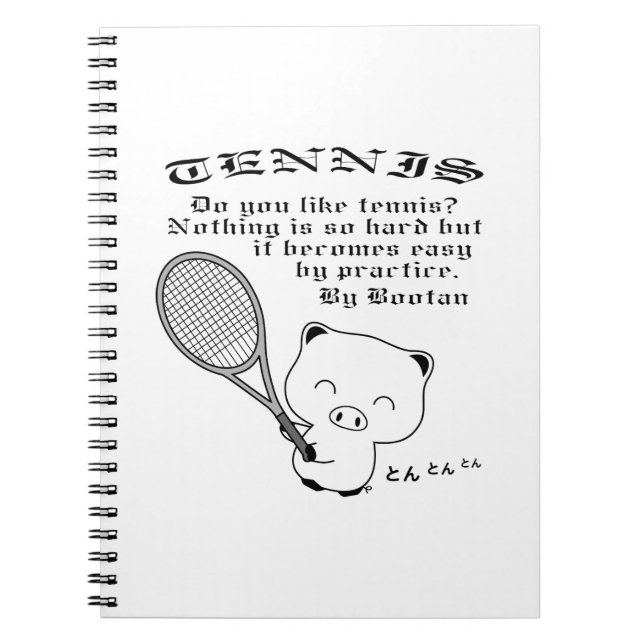 Carnet Tennis (Devant)