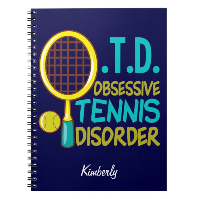 Carnet Tennis drôle (Devant)