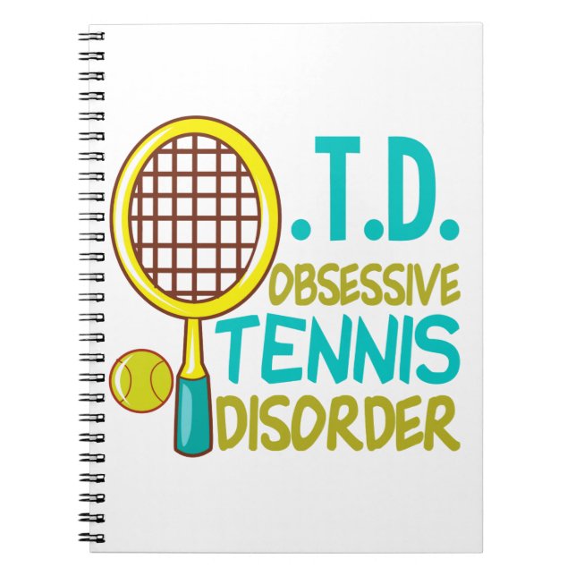 Carnet Tennis drôle (Devant)