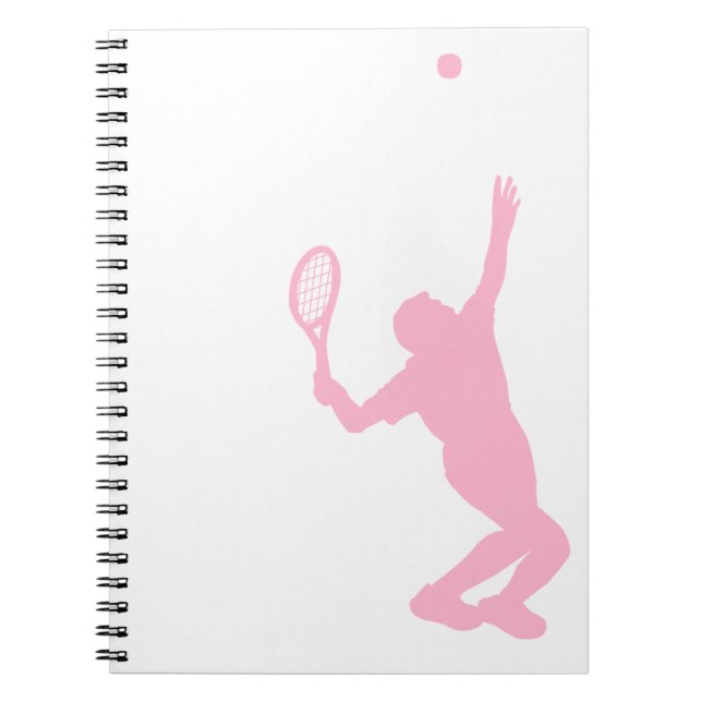Carnet Tennis rose clair (Devant)