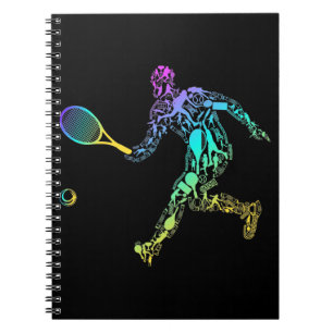 Carnet Tennis Sport Elements Tennis Player