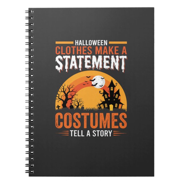 Carnet Tenues de Halloween Déclaration Conception de Mais (Devant)