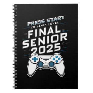 Carnet Terminé 2025 Promotion 2025 Joueur Jeux vidéo