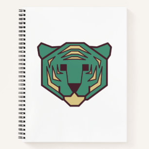 Carnet Tête de tigre bleue