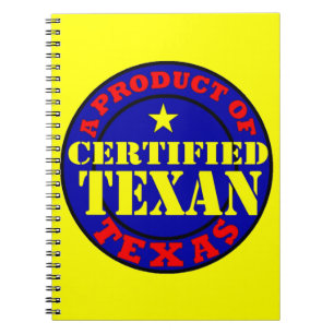 CARNET TEXAN CERTIFIÉ