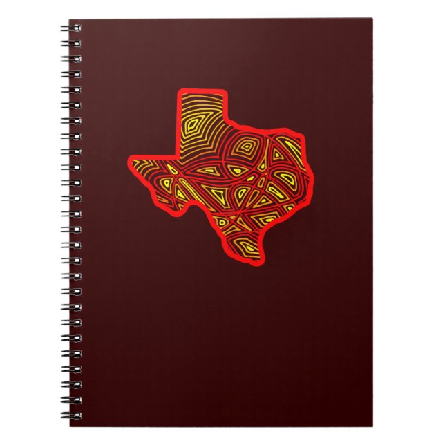 Carnet Texas Scribbleprint (Devant)
