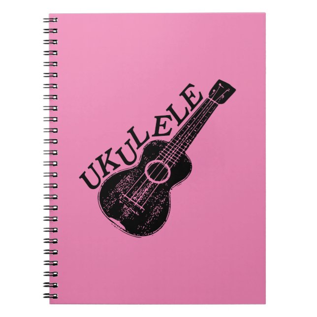 Carnet Texte Et Image Ukulele (Devant)