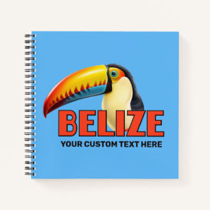Carnet Texte personnalisé BELIZE Toucan