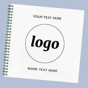 Carnet Texte simple de logo pour promotion commerciale