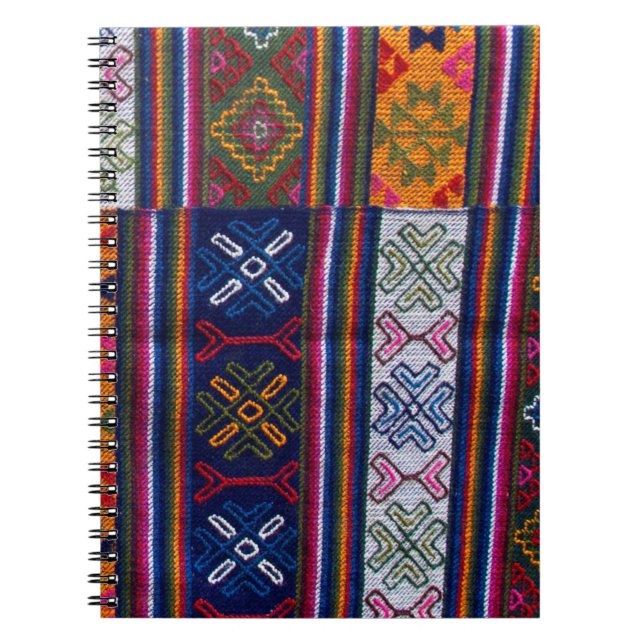 Carnet Textile bhoutanais (Devant)