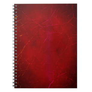 Carnet Texture Abstraite rouge-sang avec traits