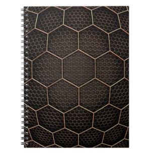 Carnet texture Arrière - plan grille hexagonale d
