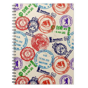 Carnet Texture avec de vrais timbres