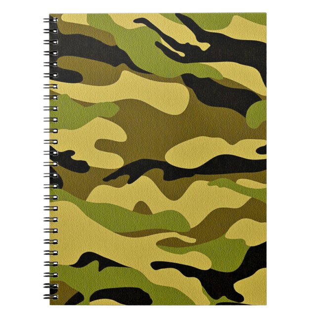 Carnet Texture camouflage surface de soldat (Devant)