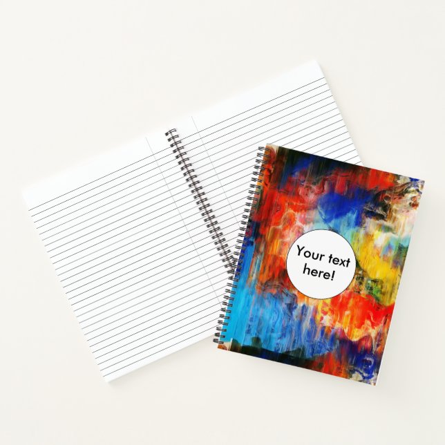 Carnet Texture colorée (Intérieur)