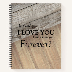 Carnet Texture cool en bois