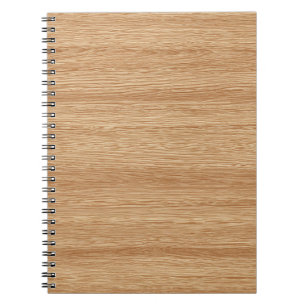 Carnet Texture de bois clair au grain chaud avec un flux