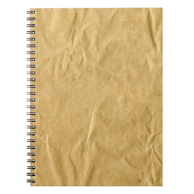 Carnet Texture de carton ondulé (Devant)