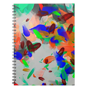 Carnet texture de dessin Abstraite avec peinture réelle c