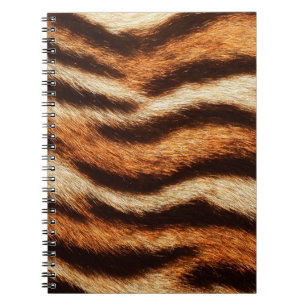 Carnet texture de fourrure de tigre