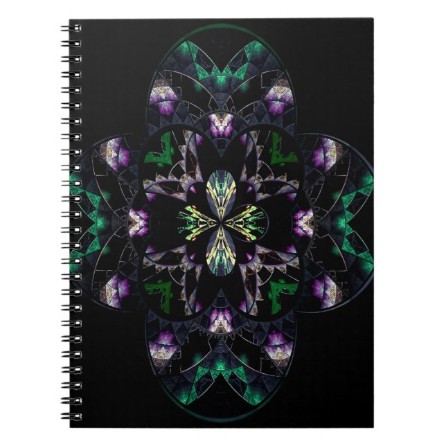 Carnet Texture de l'art fractal (Devant)