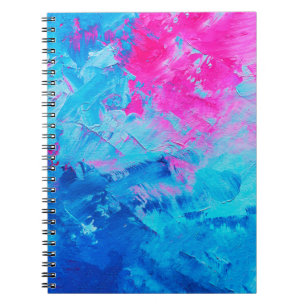 Carnet texture de peinture à l'huile abstraite sur toile,