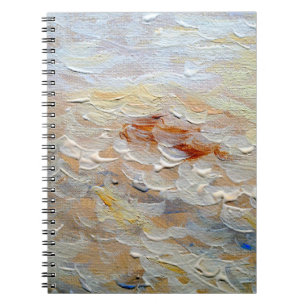 Carnet Texture de peintures à l'huile, fond d'art fin, ab