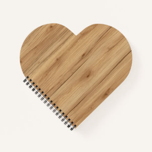 Carnet Texture de planche en bois de chêne naturel avec d