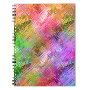 Carnet Texture de verre opale colorée