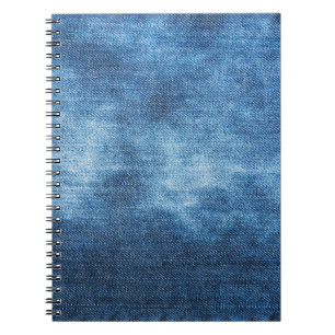 Carnet Texture des jeans en denim bleu