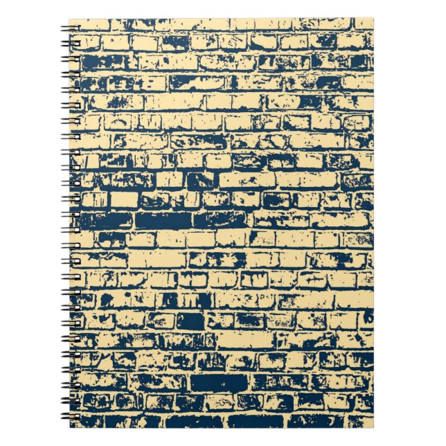 Carnet Texture d'un mur de briques. Conception de papier  (Devant)