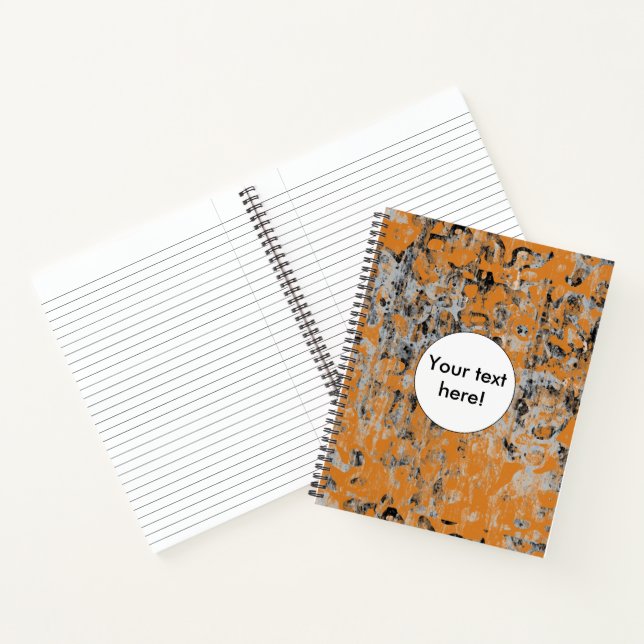 Carnet Texture grise Brown (Intérieur)