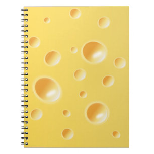 Carnet Texture jaune de fromage suisse