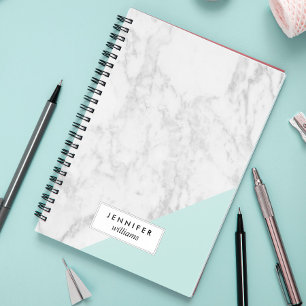 Carnet Texture tendance en marbre