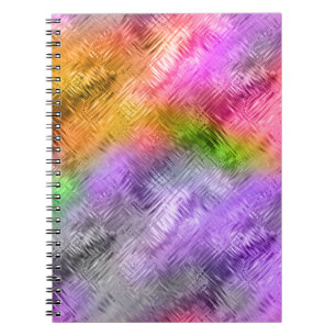 Carnet Texture violette de l'Amétrine de verre