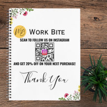 Thank You Wildflower Business Instagram Qr Code